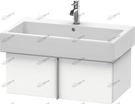 VE610601818 Vero Тумбочка подвесная Белый матовый, декор Duravit