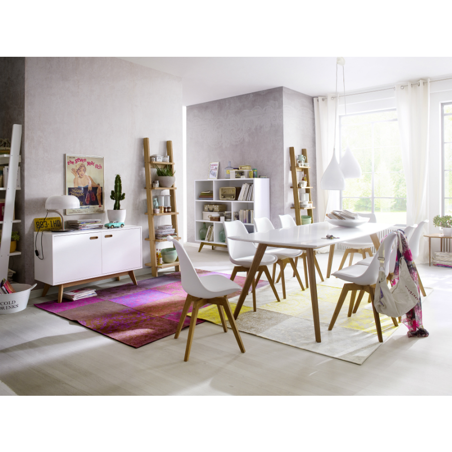 Стол обеденный Tenzo Bess, 75х185х95 см, дуб, серый 2180014 - Вид №2