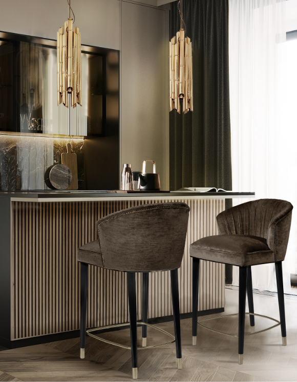 Барные стулья и табуреты Nuka Counter Stool Covethouse BRABBU  - Вид №2