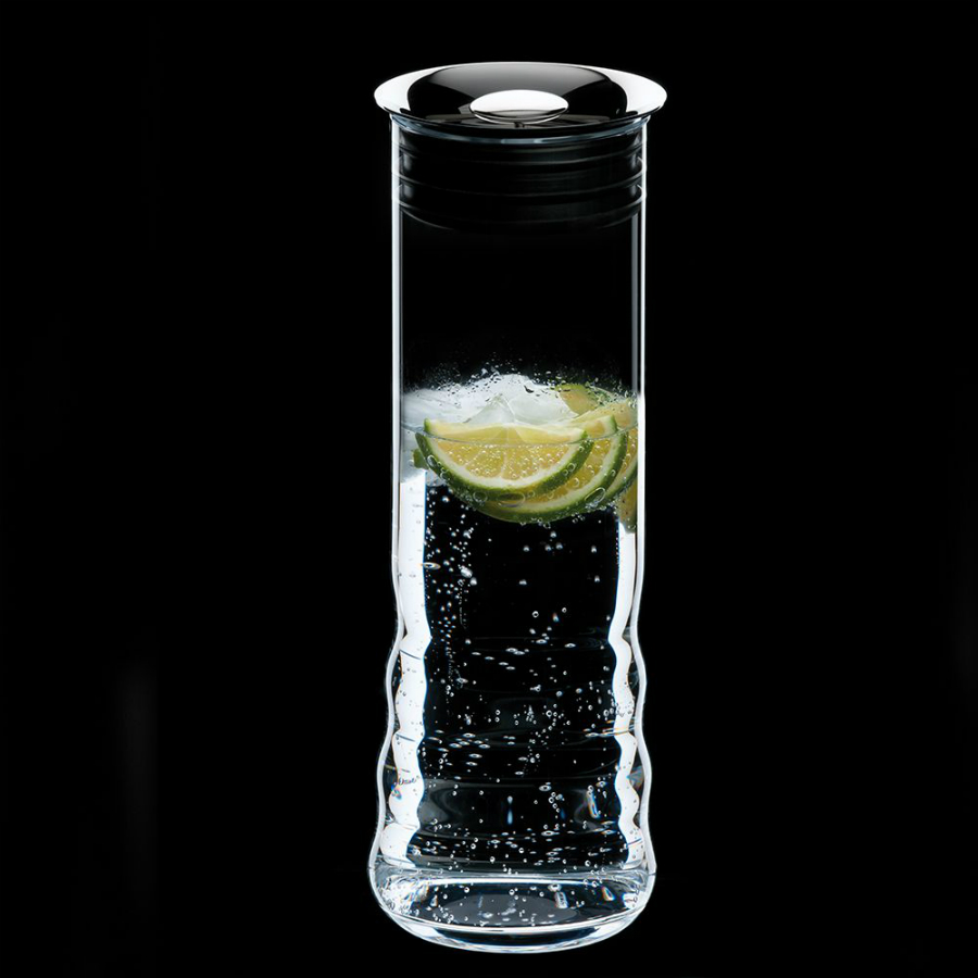 Кувшин Water Carafe с крышкой, 1,05 л, бессвинцовый хрусталь, нержавеющая сталь, пластик Riedel R041413 - Вид №3