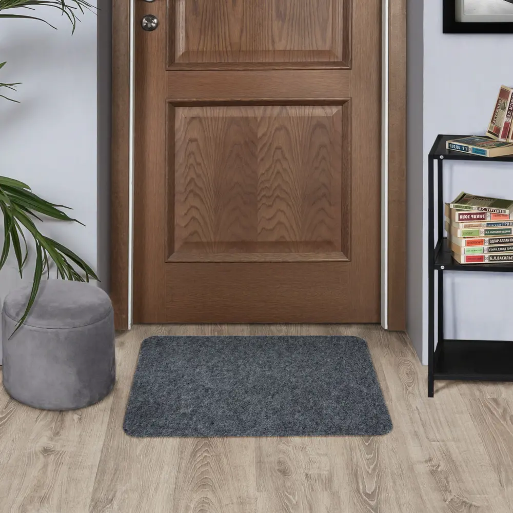 Santreyd Коврик придверный Флорт Офис серый 80×49 см 82283499 STLM-0024046