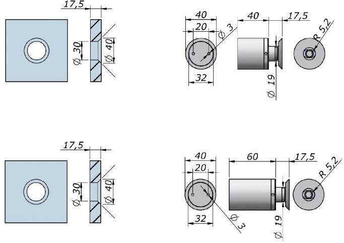Nuova Oxidal Крепежная шпилька для парапетов Combo sun-id-1455677 - Вид №1