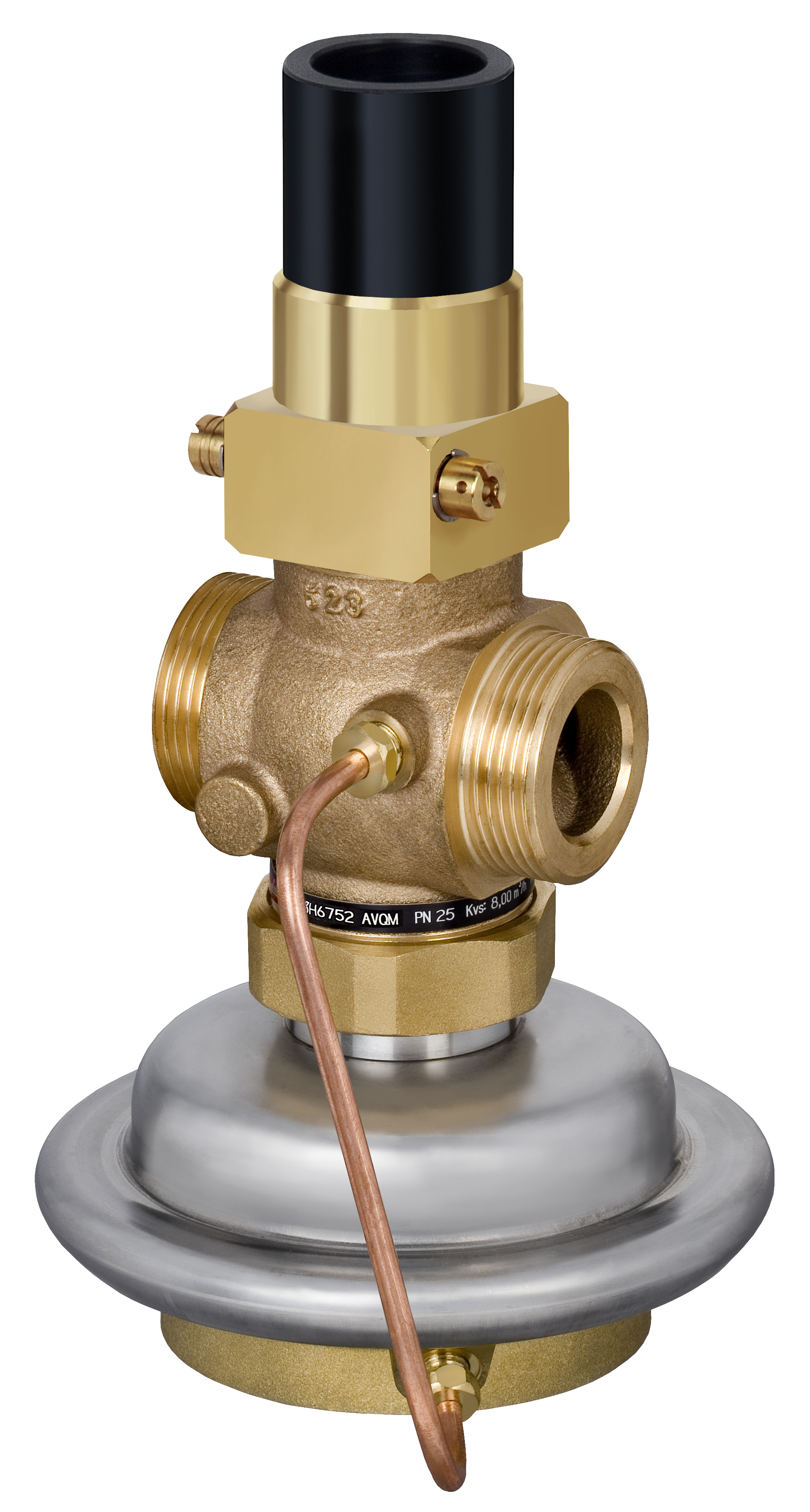 Danfoss Клапан регулирующий комбинированный AVQM с наружной резьбой или фланцевый Комб. р-рAVQM PN16 15/0,4//0,2/резьб. 003H6733  - Вид №40
