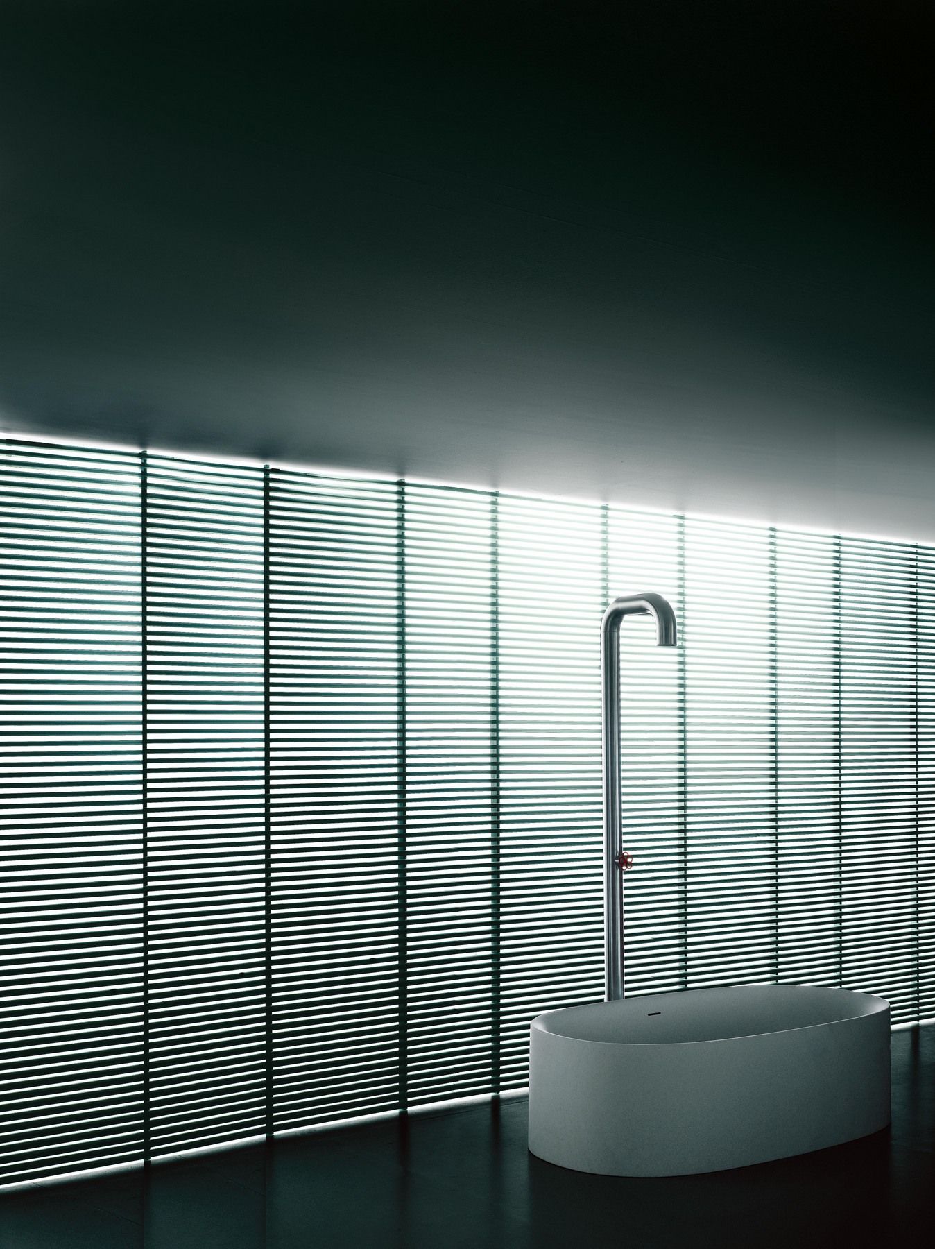 Ванна в центре комнаты в Cristalplant® Boffi песок ARCH-00124333 - Вид №2