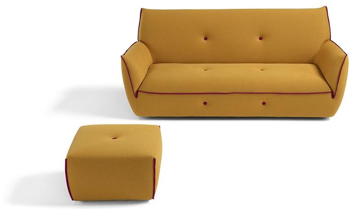 Egoitaliano Пуф из ткани Yuki sun-id-1357968 - Вид №6