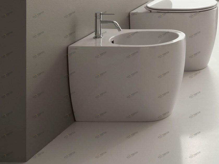 5523 Биде напольное Moon Scarabeo Ceramiche