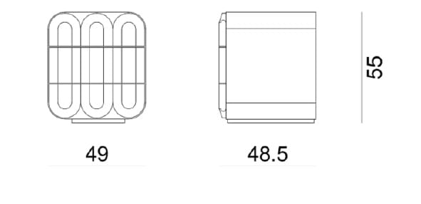 Деревянная тумбочка с ящиками Medulum аркады ARCH-00110715 - Вид №2