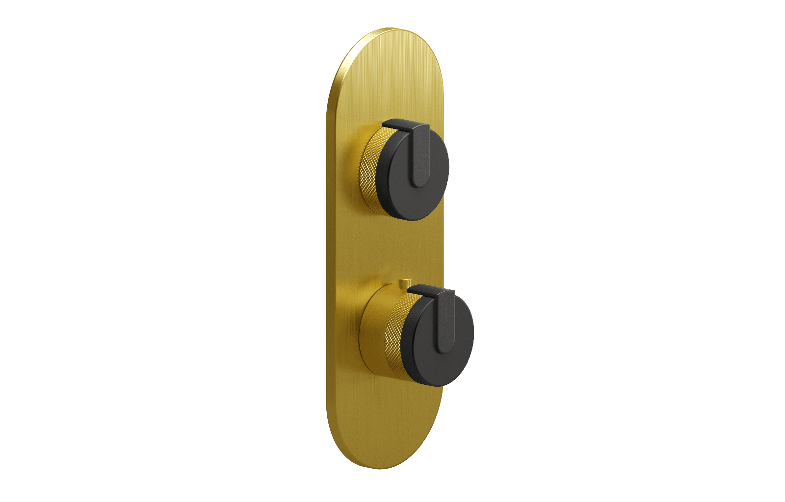 E-8026-R1MBKE0-L1BK-BB-T Планка M-Series с 2 ручками - Внешняя часть GRAFF MOD+