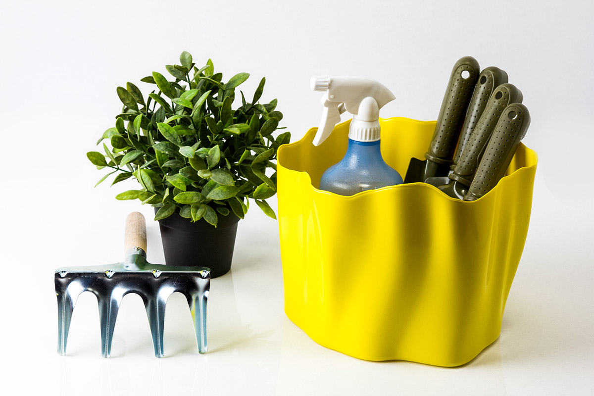 Органайзер Flow средний желтый Qualy QL10142YW - Вид №2