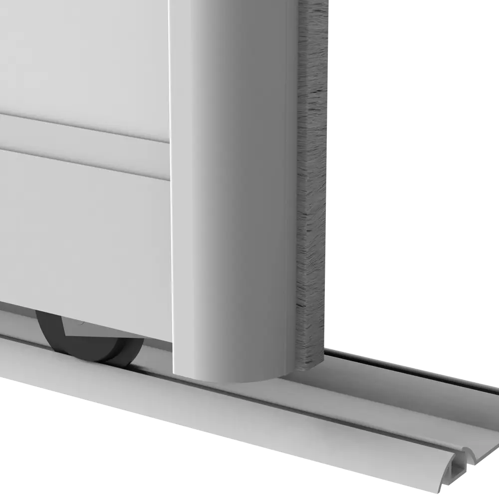 Дверь-купе KONSENSA 255.5x70.4 см МДФ цвет белый профиль матовое серебро STLM-2167054 - Вид №5