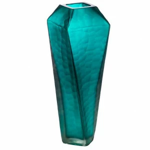 Ваза KLNS2 12*36 (зеленая) GARDA DECOR - 033974 Зеленый