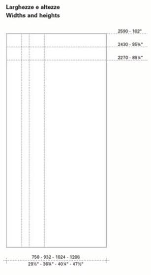 Lema Шкаф с раздвижными дверьми Armadio al centimetro - battente sun-id-1483455 - Вид №4