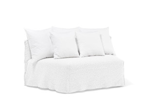 Съемный диван из ткани