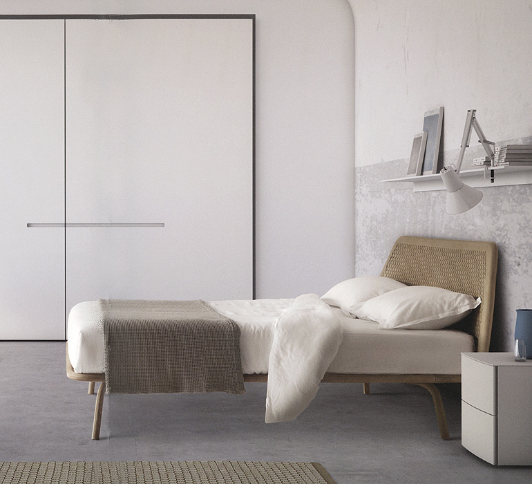 Кровать TRAMA INTRECCIO PIANCA WRCT35N 