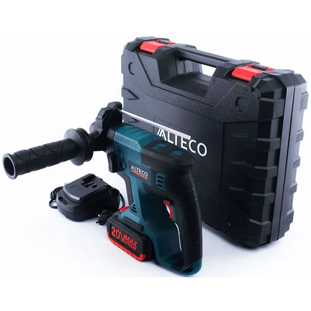 Перфоратор аккумуляторный бесщеточный SDS-plus Alteco CRH 18-20 Li, 20 В Li-ion 1x4 Ач, 1.7 Дж STLM-2027461 - Вид №1