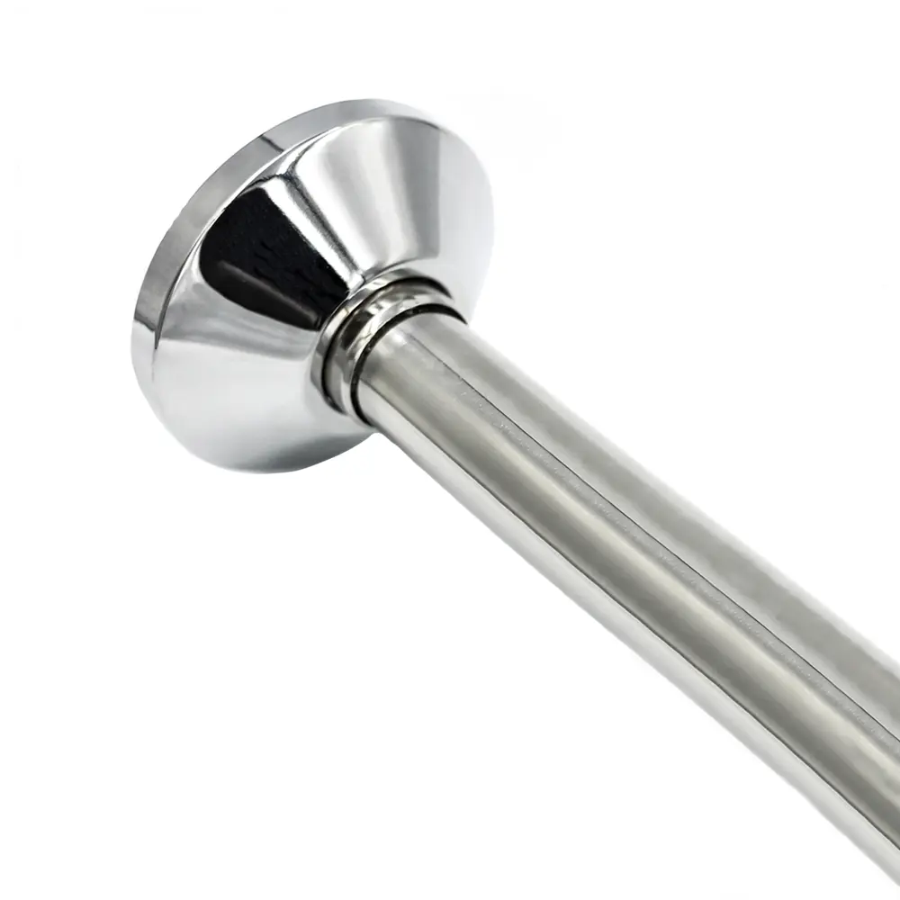 Карниз для ванной Go Go симметричный 90x90 см нержавеющая сталь цвет хром STLM-2078058 - Вид №1