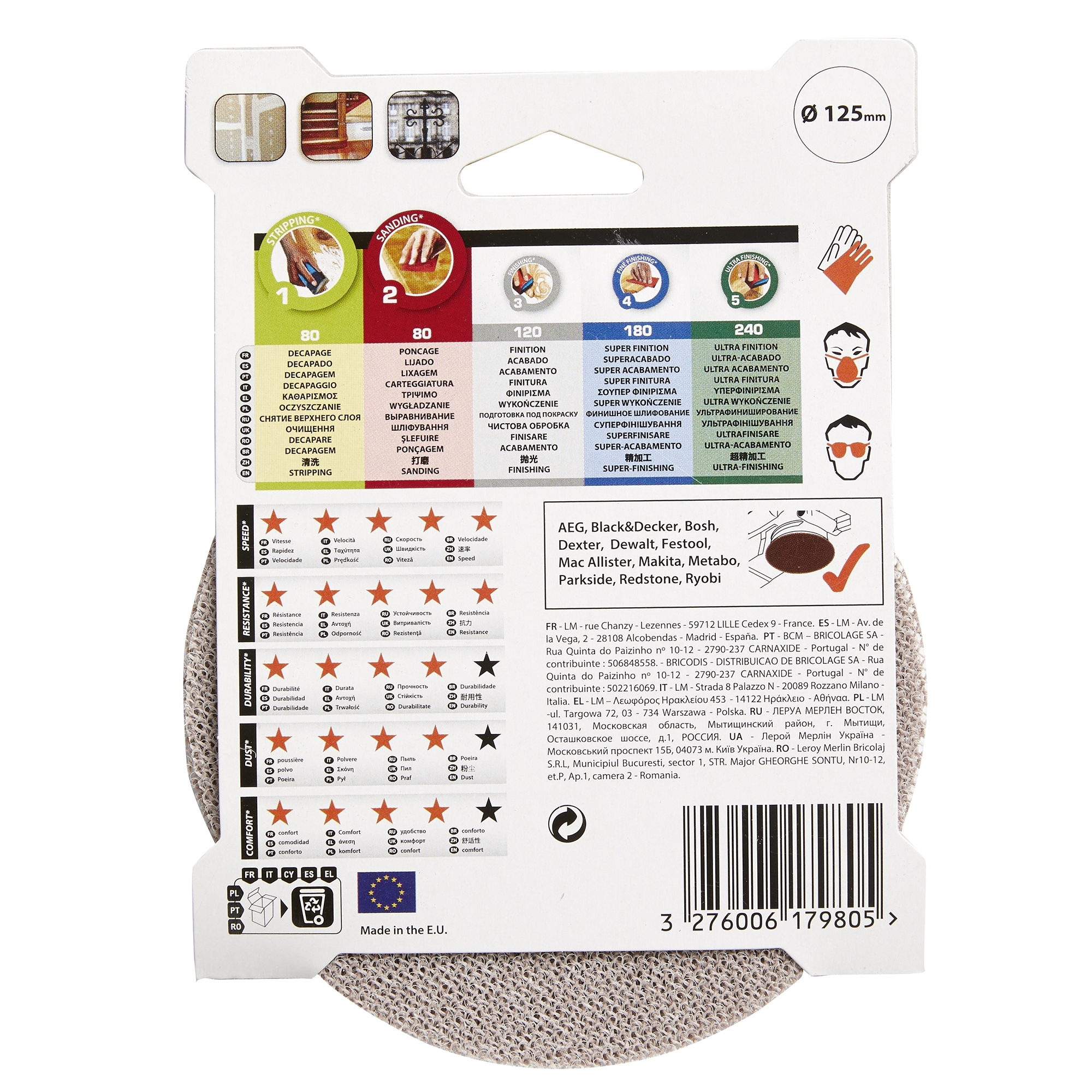 Шлифовальные диски Dexter Pro P80 для дерева и отделочных работ 81884814 STLM-0013903 - Вид №3
