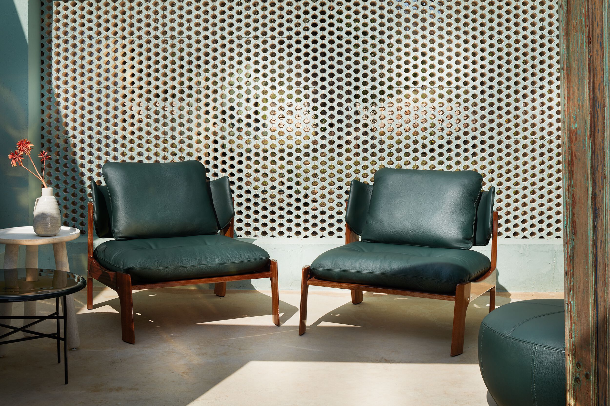 Кожаное садовое кресло Exteta No-Glue ARCH-00147970 - Вид №6