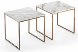 Marelli Квадратный мраморный журнальный столик Frame