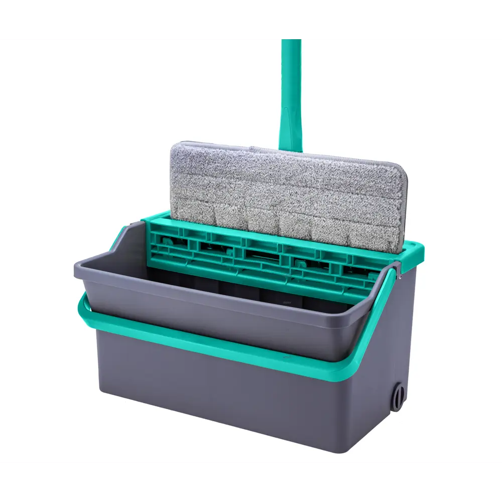 Набор швабра и ведро с отжимом 4 л Hitt Supreme Perfect цвет серый STLM-2134720 - Вид №3