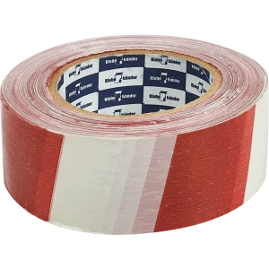 Лента для ограждений 50ммх200м бело-красная