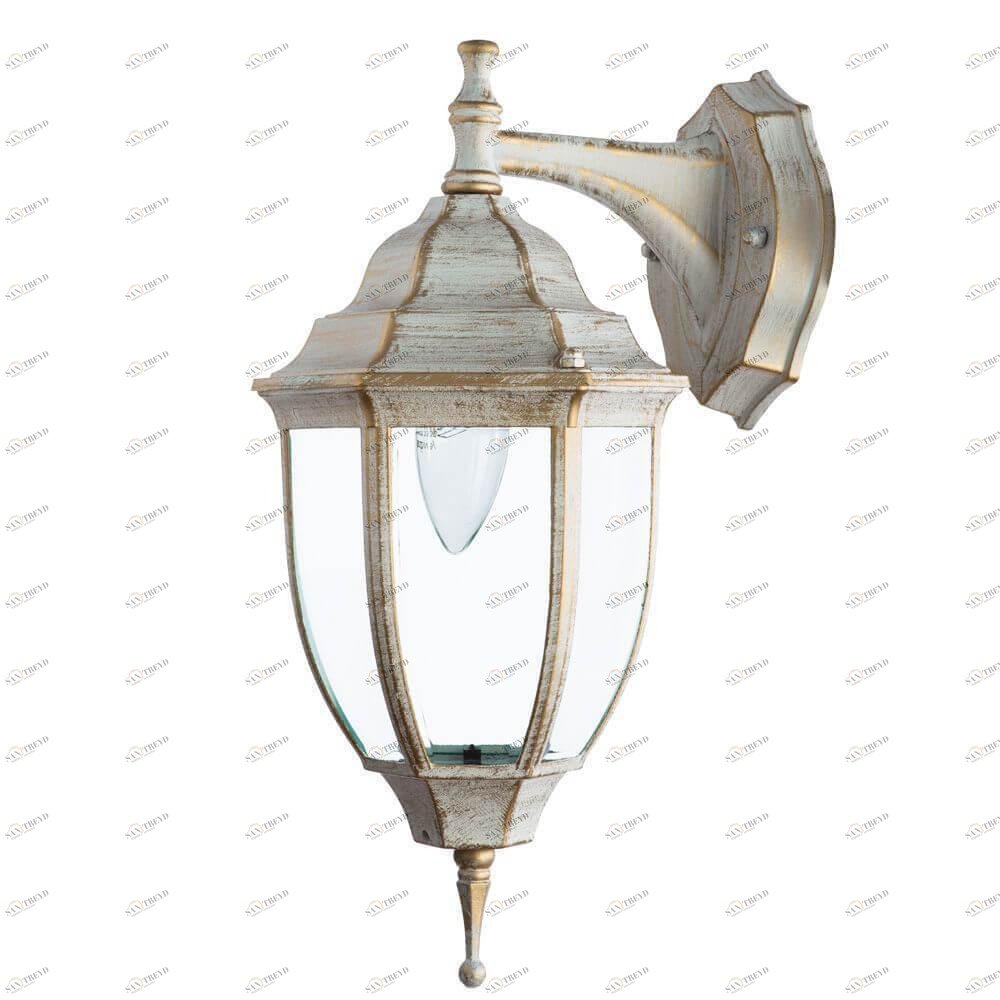 Уличный настенный светильник белый Arte Lamp Pegasus A3152AL-1WG ARTE LAMP ПОД СТАРИНУ, ФОНАРЬ 00-3897472 Белый 