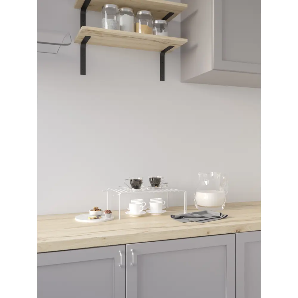 DELINIA Органайзер для полки 75x25 см с защитой поверхностей 85432813 Вставка в полку STLM-0864327 - Вид №4