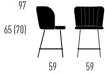 KFF Стул с подставкой для ног Gaia casual sun-id-1510005 - Вид №2