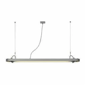 Подвесной светильник прямоугольный серебристый SLV Aixlight R Office 159114 SLV ДИЗАЙНЕРСКИЕ, AIXLIGHT R OFFICE 00-3889647 Серебро