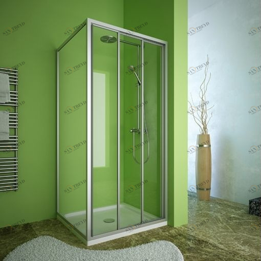 Душевая кабина 80x80 GK-403 стекло прозрачное GUTEWETTER PRACTIC SQUARE 80X80GK403