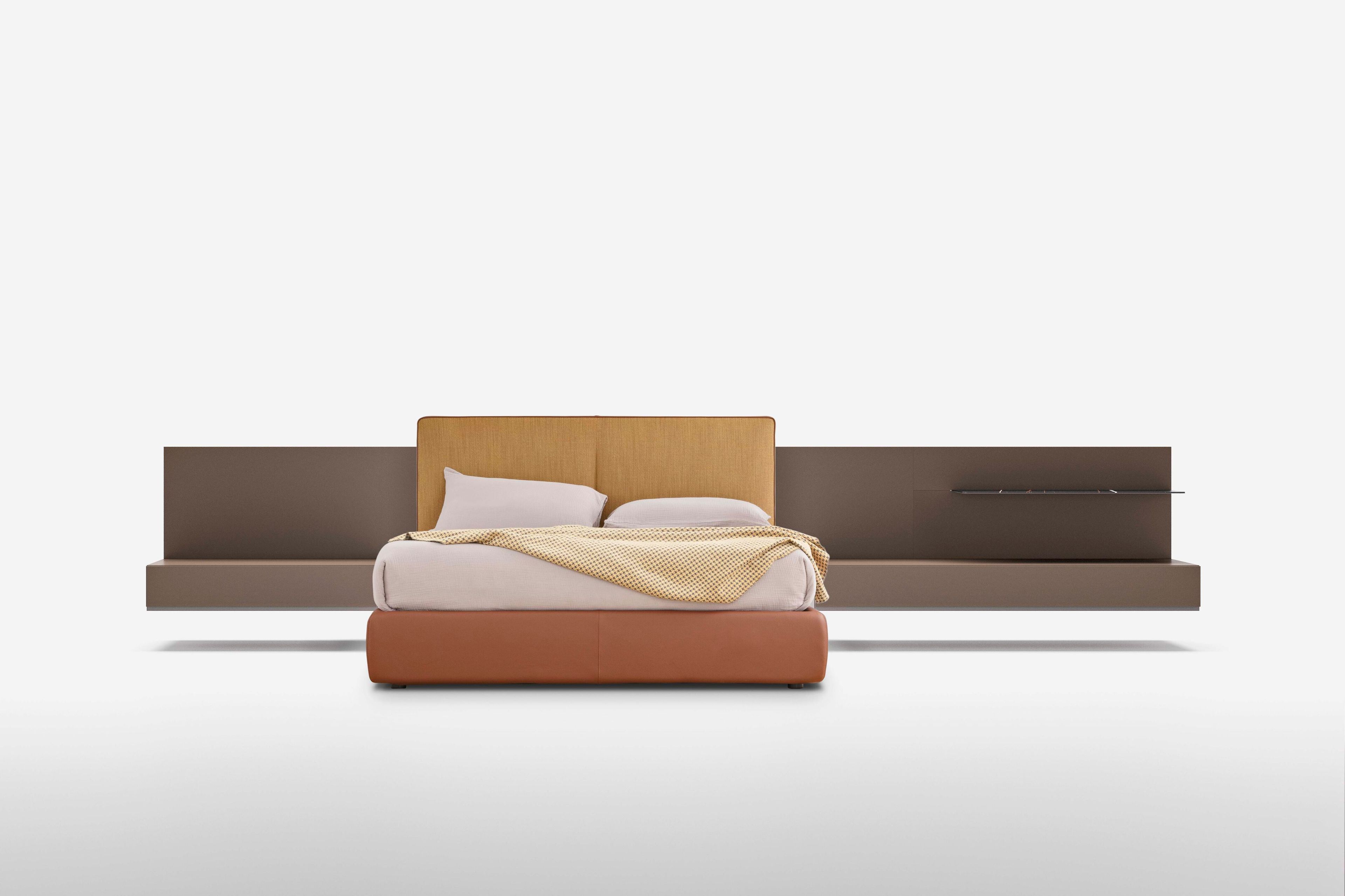 Высокое изголовье для двуспальной кровати со встроенными тумбочками Alf DaFrè SUITE SYSTEM 2 ARCH-00143538 - Вид №40