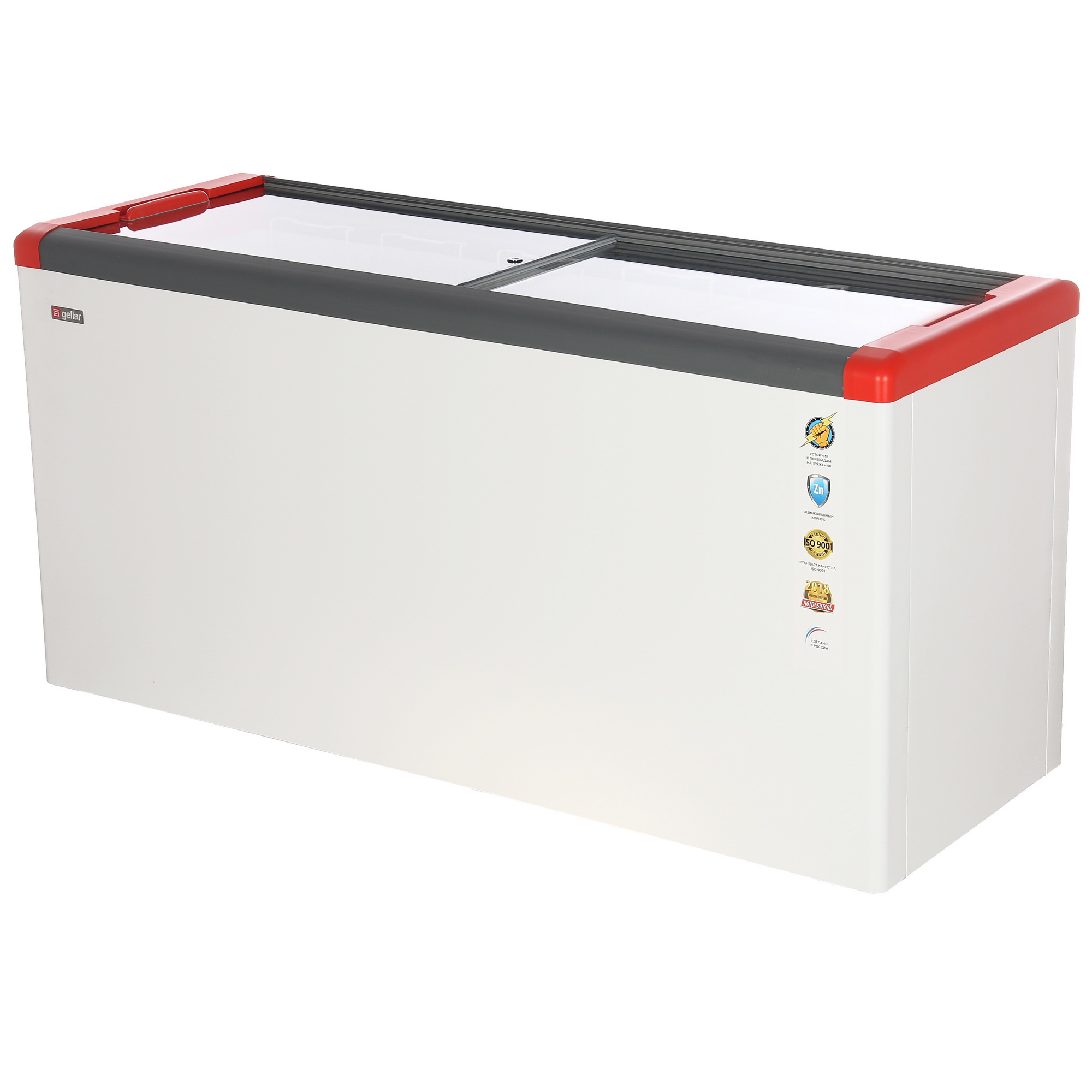 1229586 Морозильный ларь Frostor Gellar FG 600 C белый, красный STDN-0078209 - Вид №2