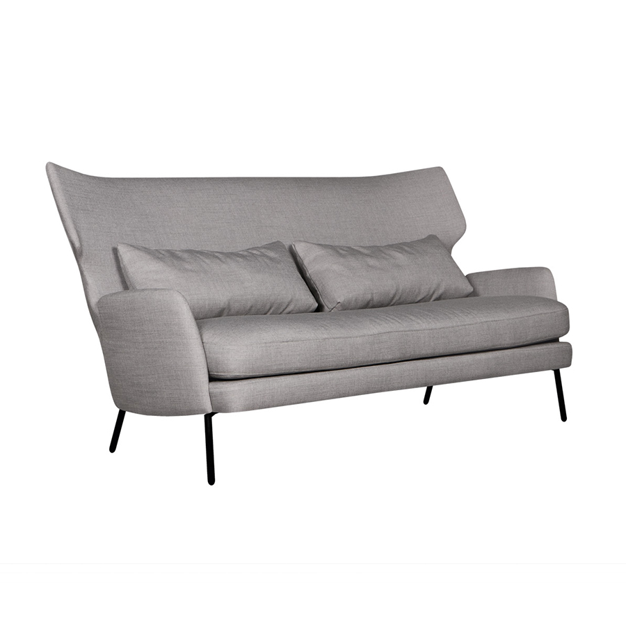 Двухместный диван ALEX светло-серый Sits S1028 - Вид №1