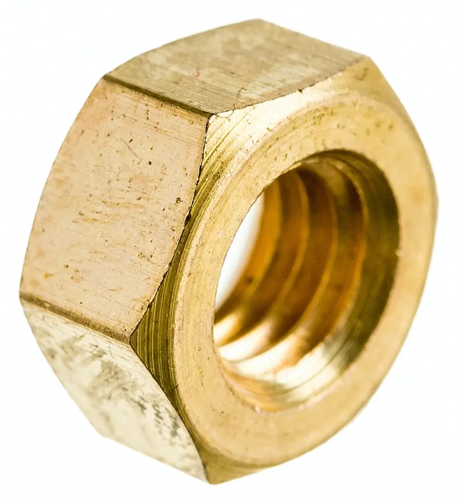 91638986 Гайка шестигранная Dinfix DIN 934 Латунь М 5 (10 шт ) 00-00001723 STLM-1004659
