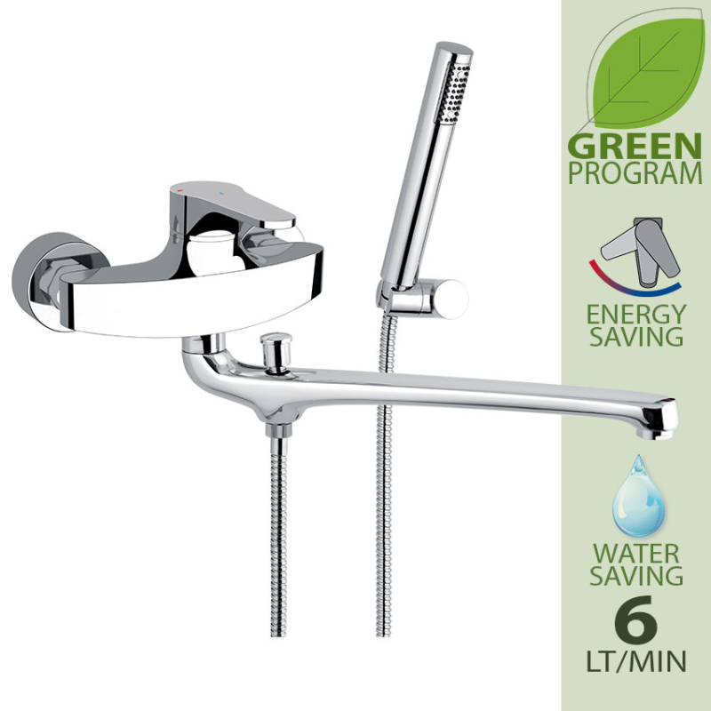 OME624LT6 Смеситель для ванны DANIEL RUBINETTERIE Omega - Вид №4