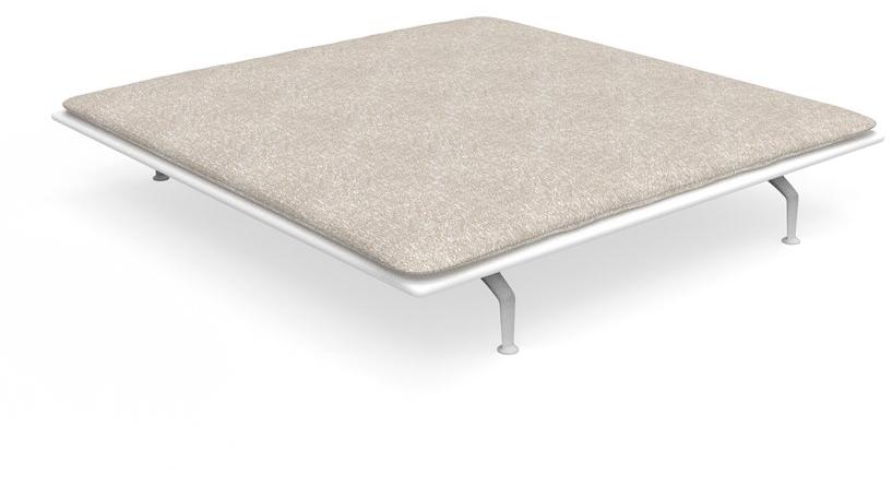 Talenti Квадратный тканевый садовый пуф Cruise alu Crualupuf - Вид №1