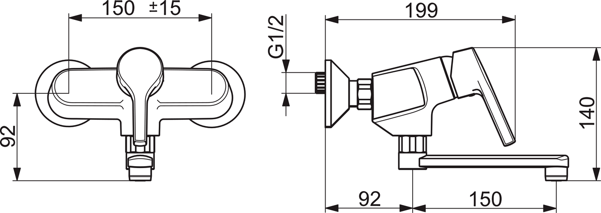 Oras 3915HY Смеситель для умывальника 3915HY Saga Style Хром  - Вид №1