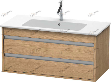 KT643005252 Тумбочка подвесная Ketho #KT6430 1000 x 475 мм Европейский дуб, декор Duravit