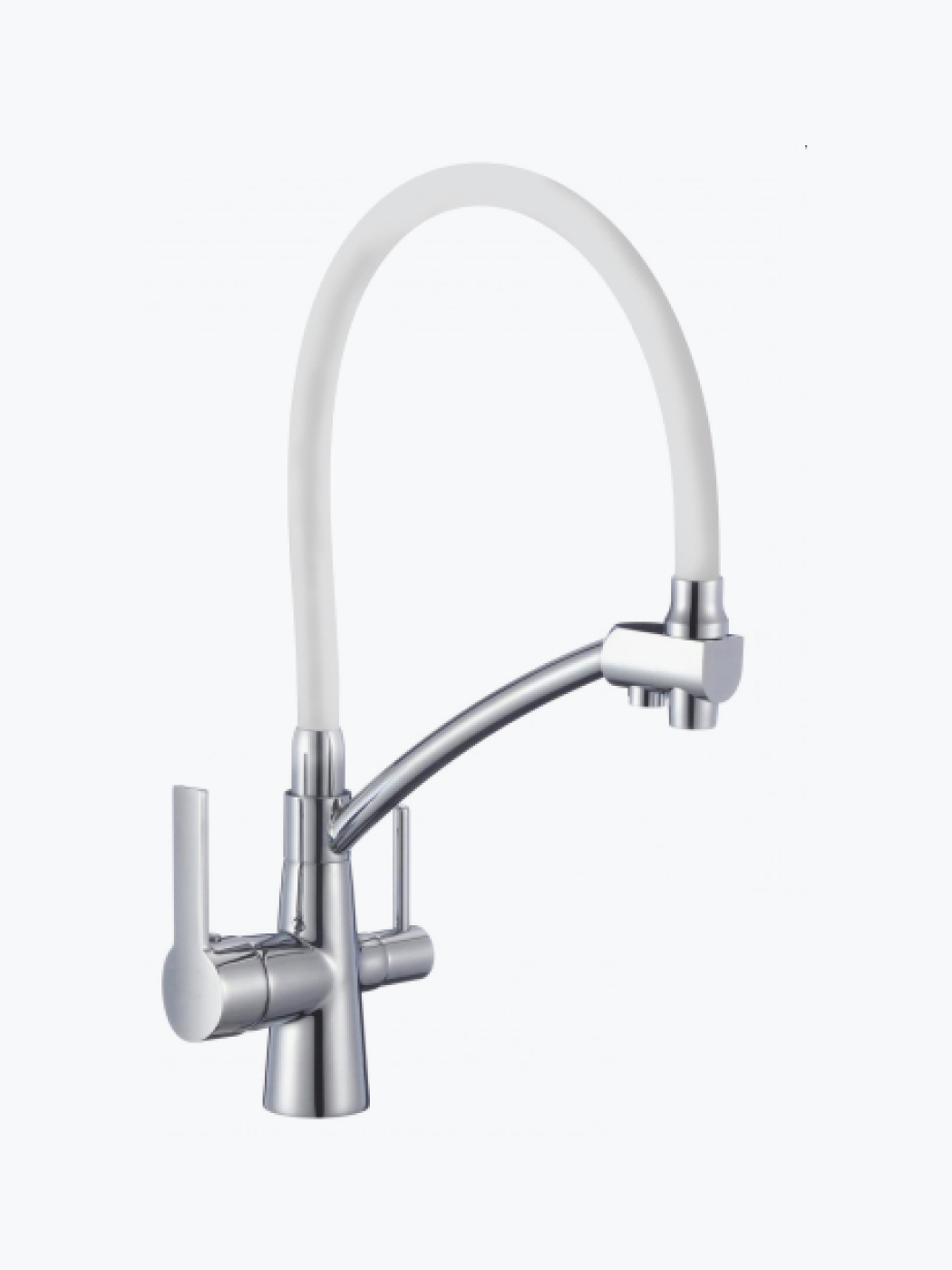 687561 Смеситель кухонный Tolero Malaga Chrome Polygran 