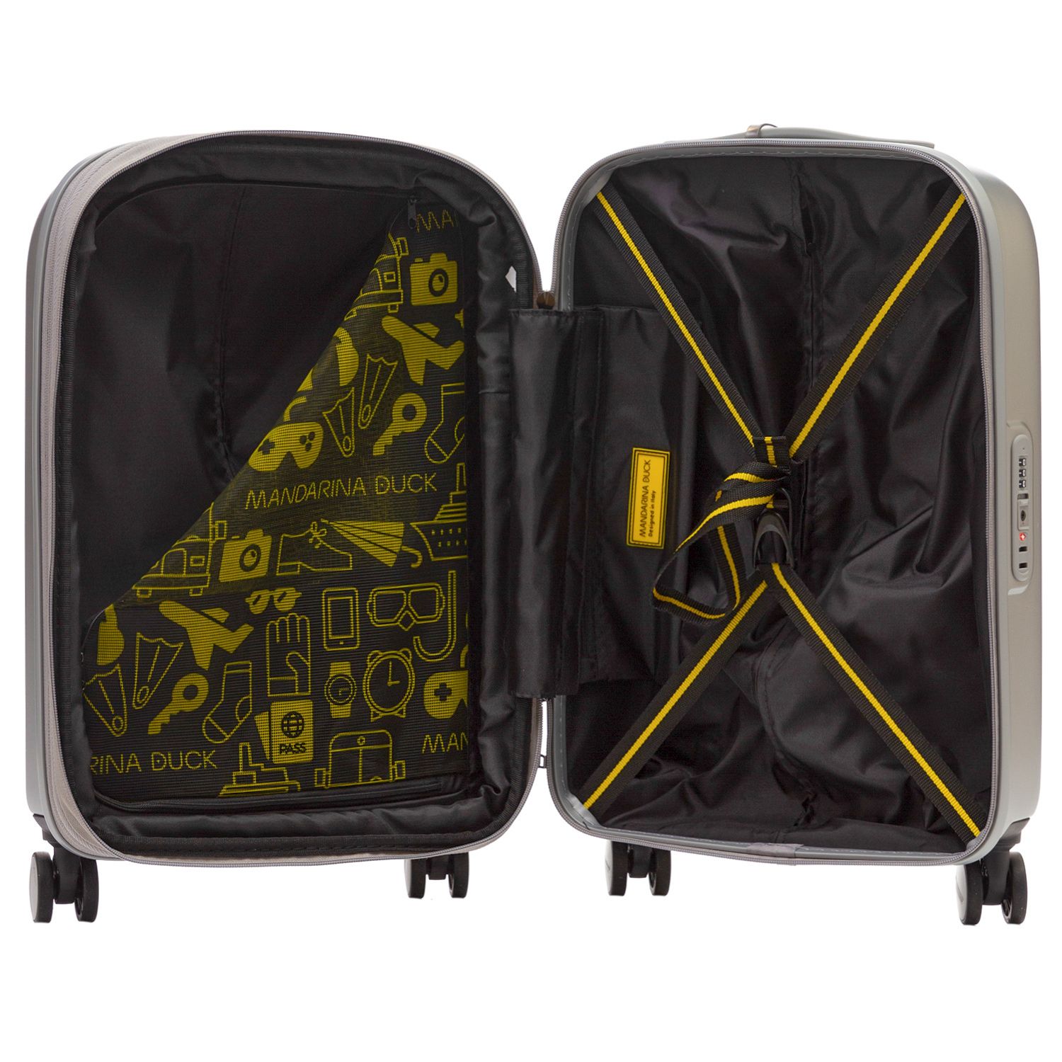 SZV34-466 Чемодан SZV34 Expandable Small Trolley Mandarina Duck Logoduck+  - Вид №3