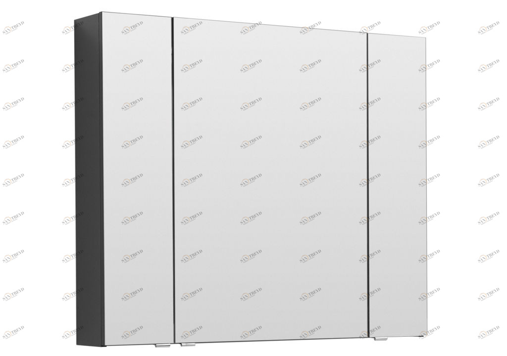 Зеркало Aquanet Алвита 100 серый антрацит 00240113