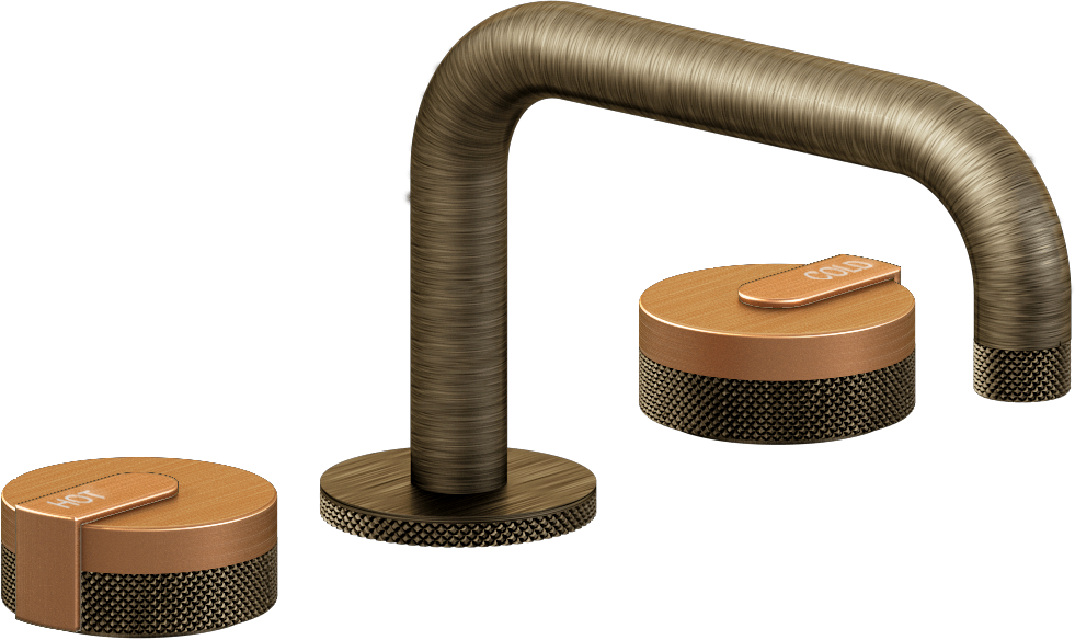 E-11510-R1BRG-L1BRG-VBB Смеситель для умывальника на 3 отвертия GRAFF MOD+