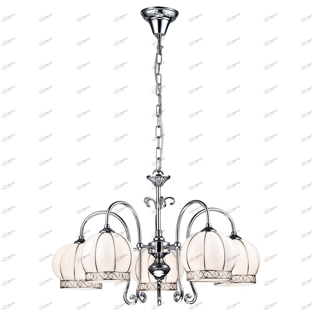 Подвесная люстра Arte Lamp Venezia A2106LM-5WH ARTE LAMP ДИЗАЙНЕРСКИЕ, VENEZIA WHITE 056128 Белый 