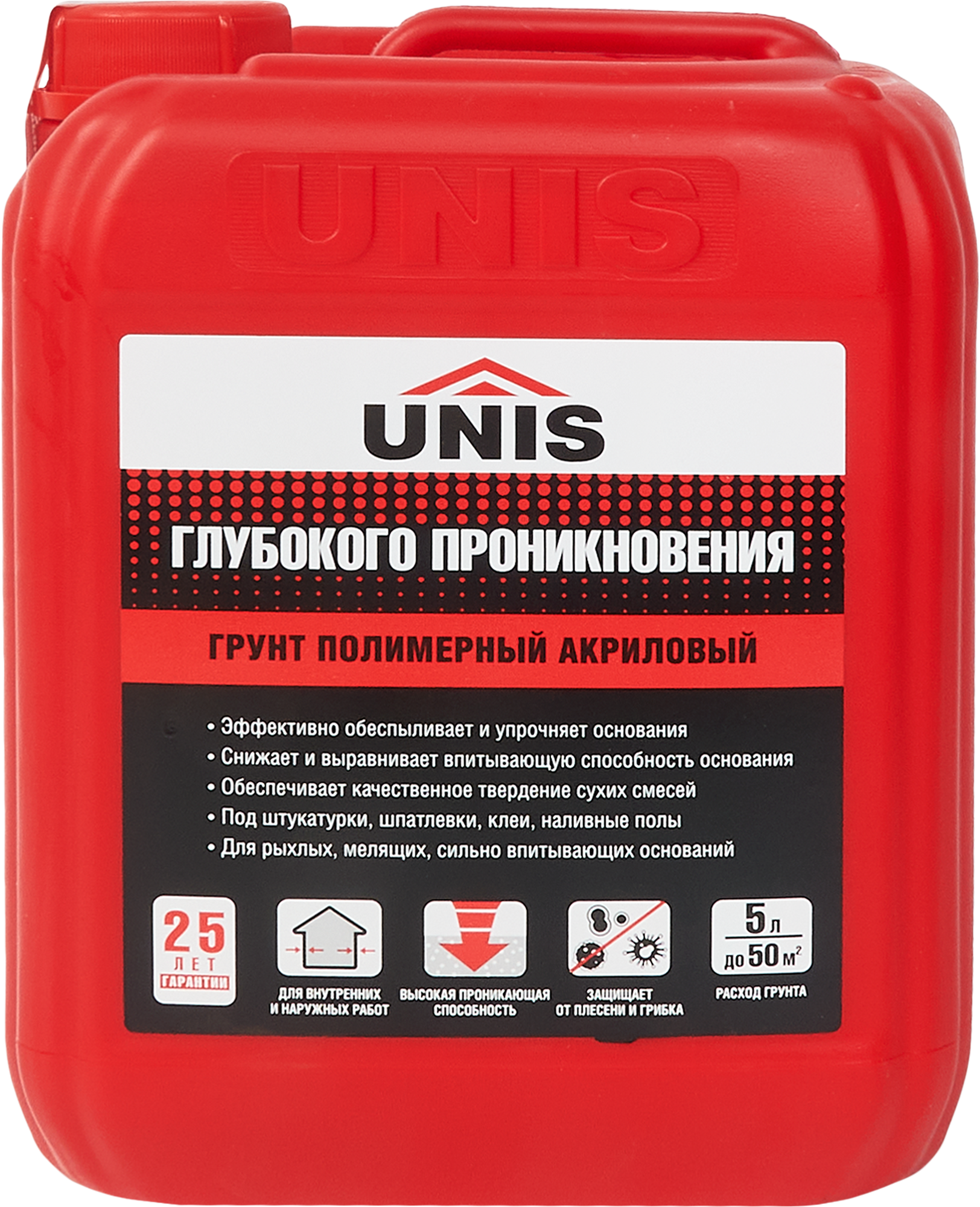 89795070 Грунтовка глубокого проникновения 5 л STLM-0079977 UNIS
