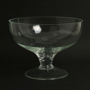 2150 Заготовка для декорирования Ваза для фруктов "Вишенка" стекло d 23.5 см х 18 см Эвис