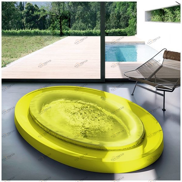 Бассейн Gruppo Treesse Fusion 231 SPA-V864H-Z встроенный овальный желтый Fusion SPA SPAV864HZ