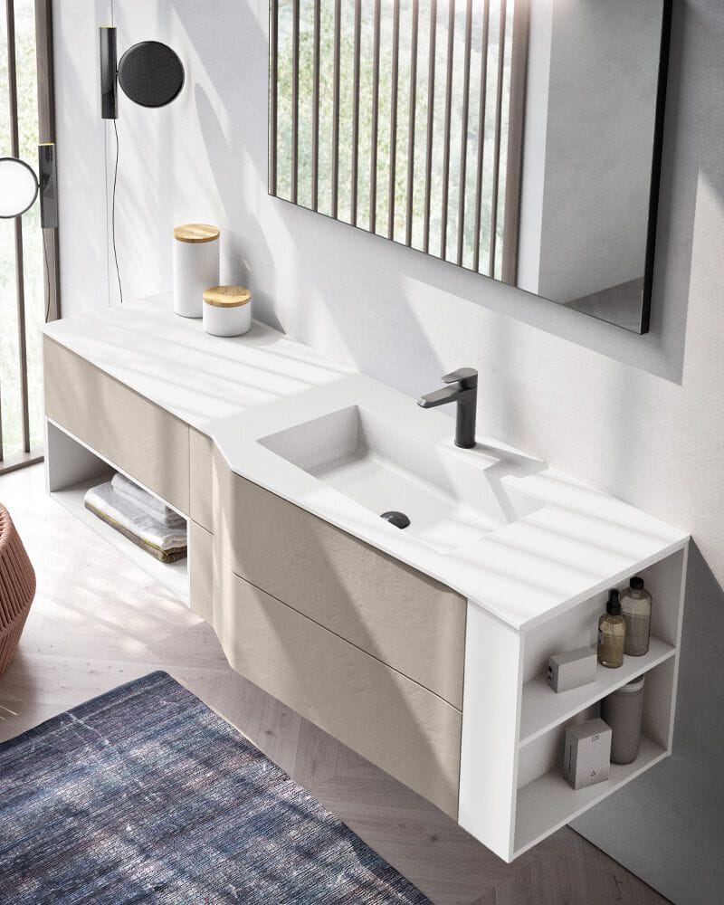 Подвесной умывальник с ящиками Gruppo Geromin Str8 ARCH-00143617