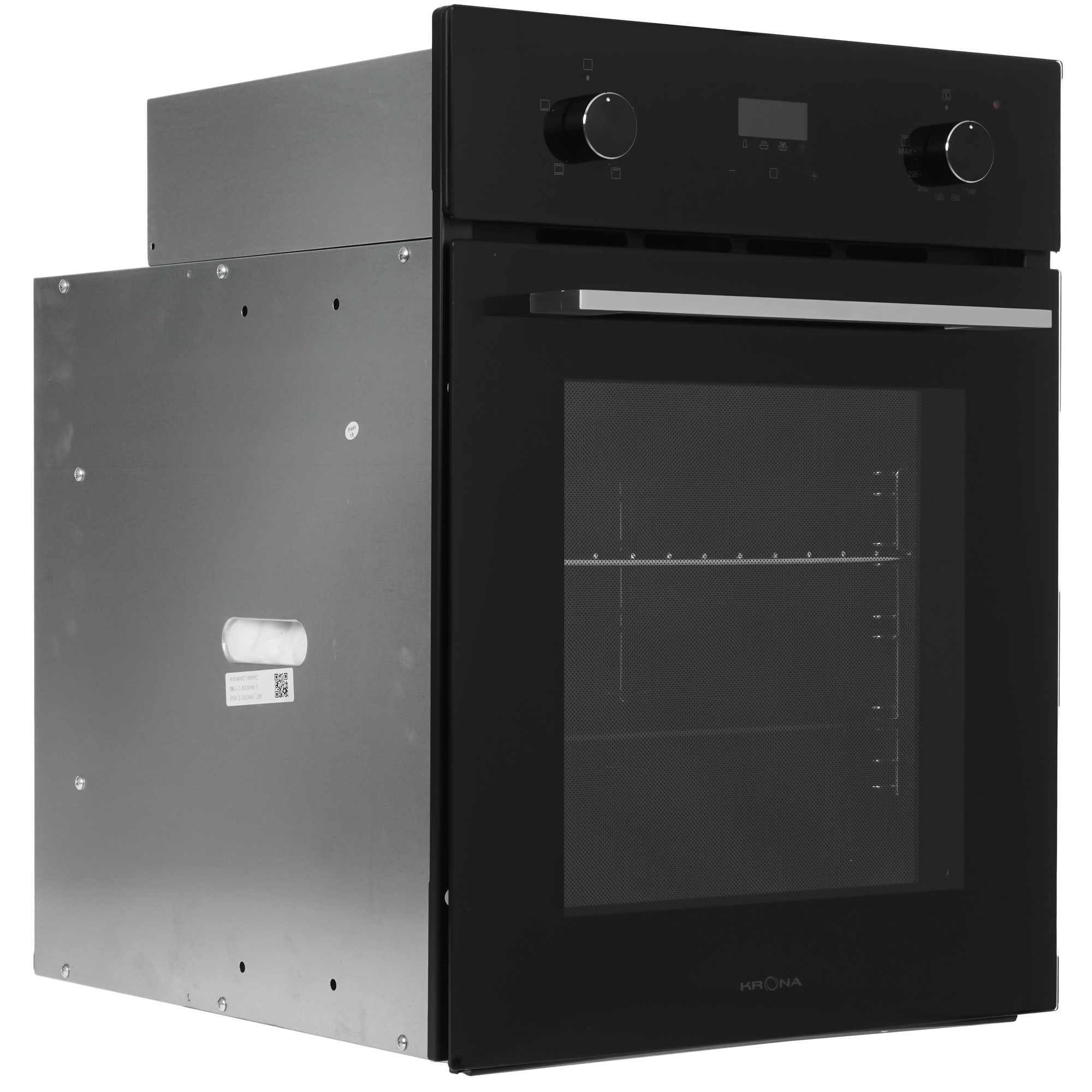 5491754 Электрический духовой шкаф KRONA ESTERO 45 BL черный KRONA1 STDN-0135879 - Вид №1