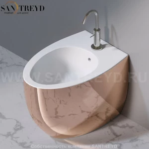 S542T1R1V0.257 Биде напольное OVAL A. e T. Italia