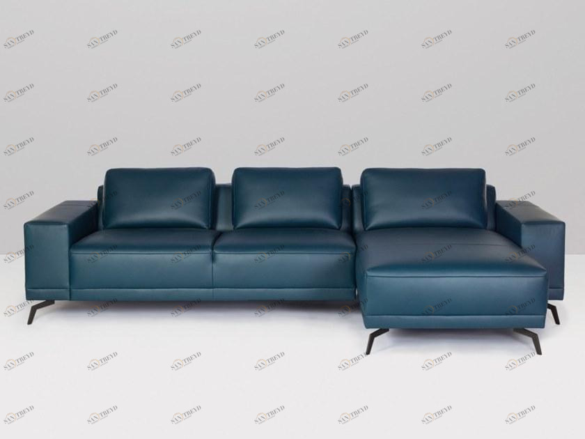 Recor Home 3-х местный кожаный диван с шезлонгом sun-id-1392585